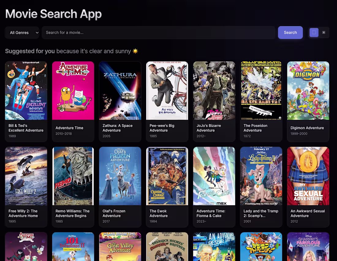 Cover image for Movie Search App