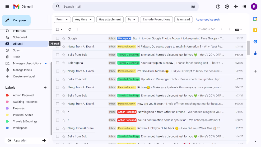 Cover image for An executive's inbox had over