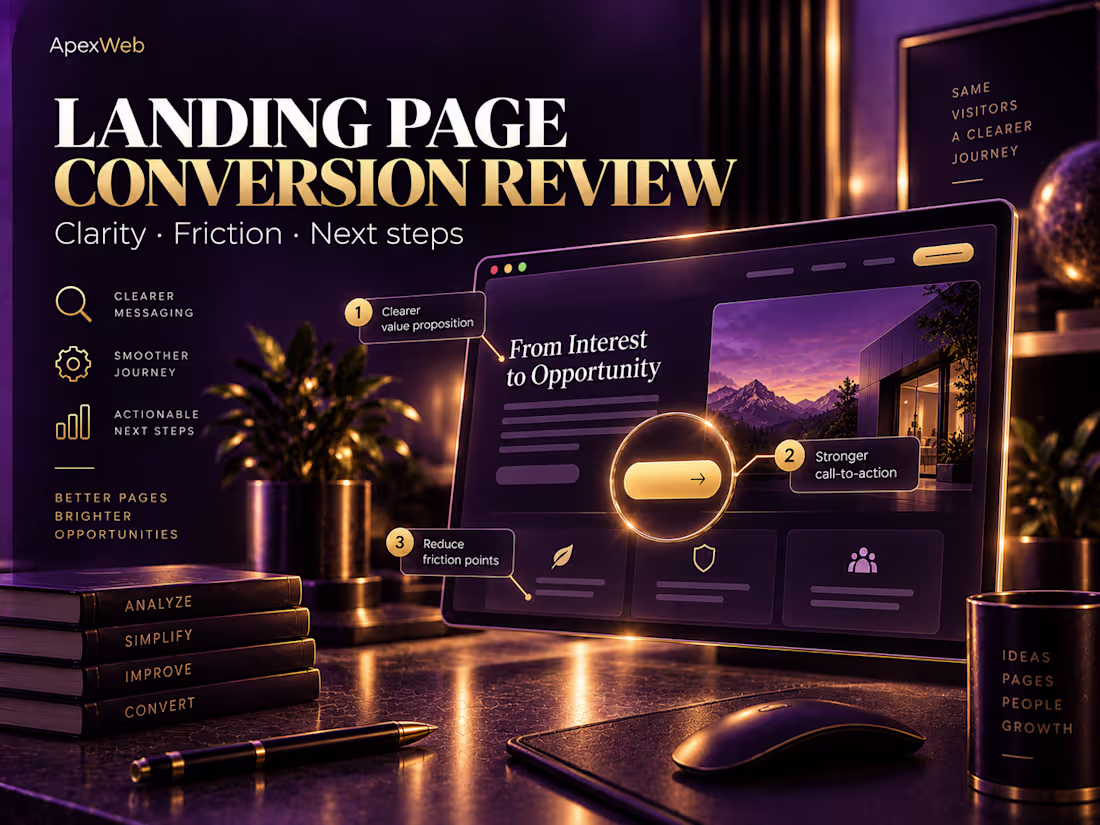 Cover image for Landing Page Conversion & Inquiry Journey Review
