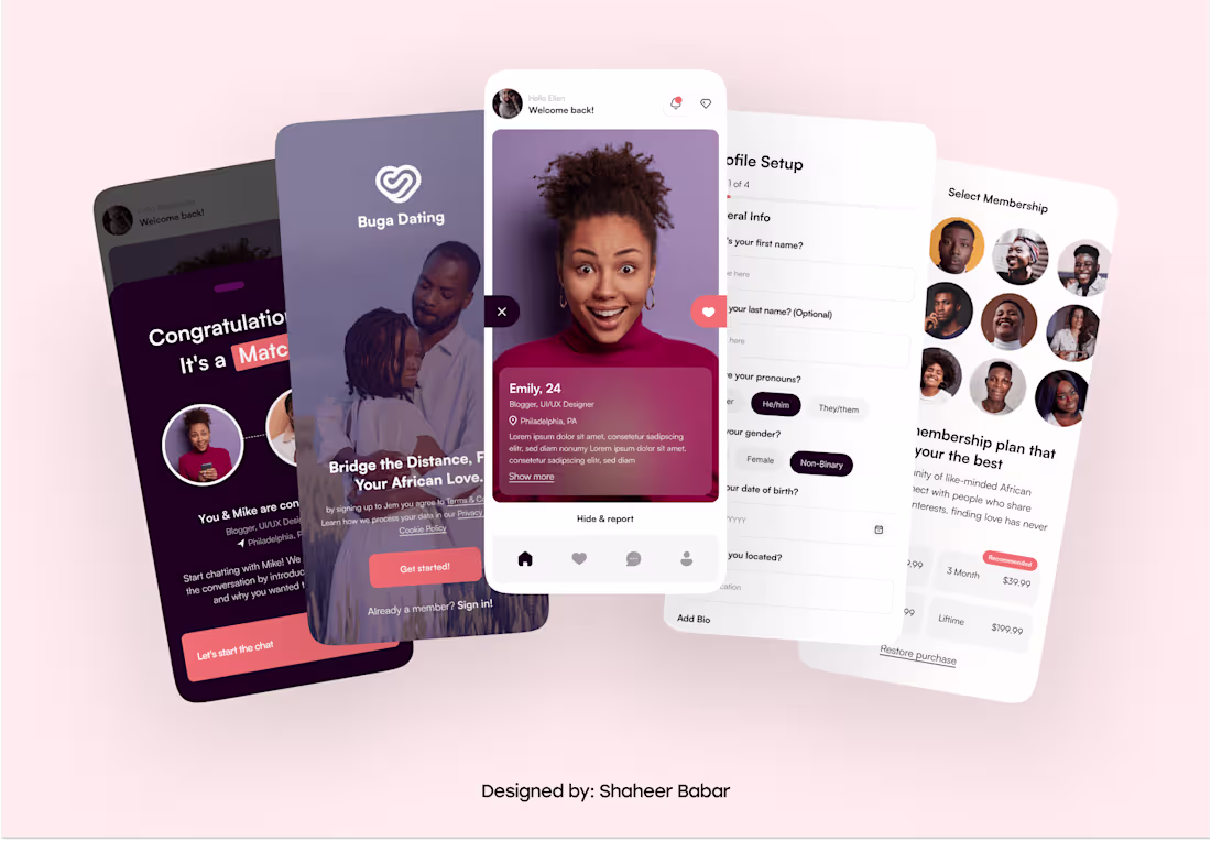 Cover image for Dating App UI