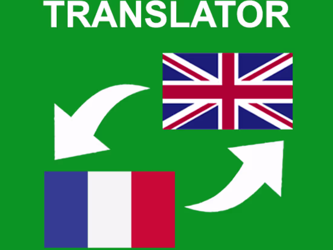 Cover image for translating from English to French documents