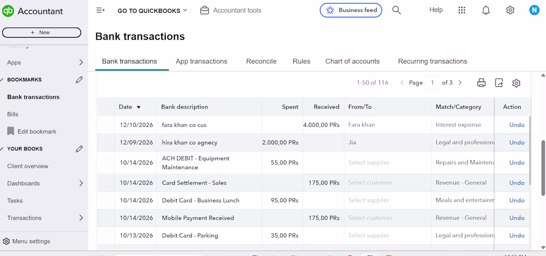 Cover image for The Quickbooks online cleanup project