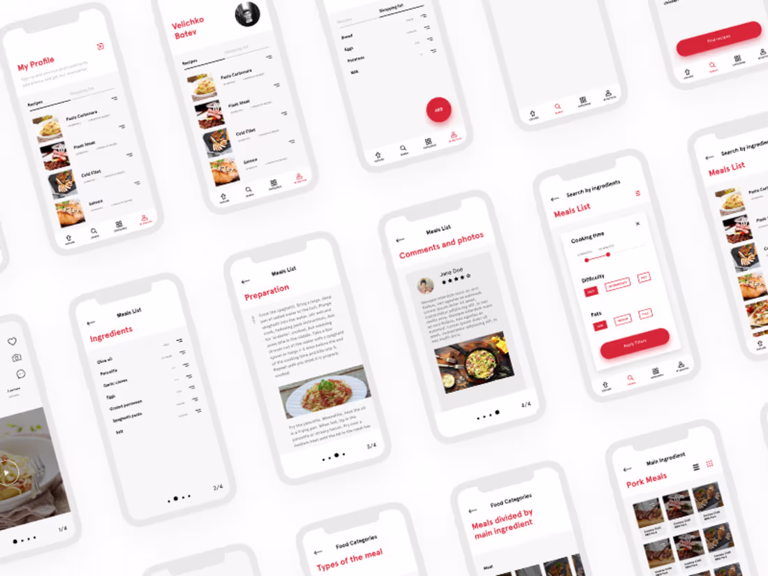 Cover image for Cooking and Recipes Mobile App