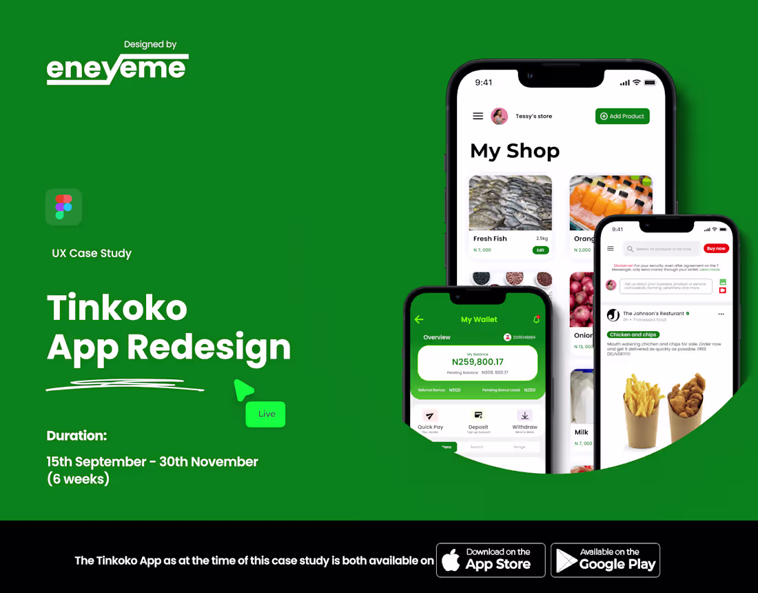 Cover image for TINKOKO APP REDESIGN