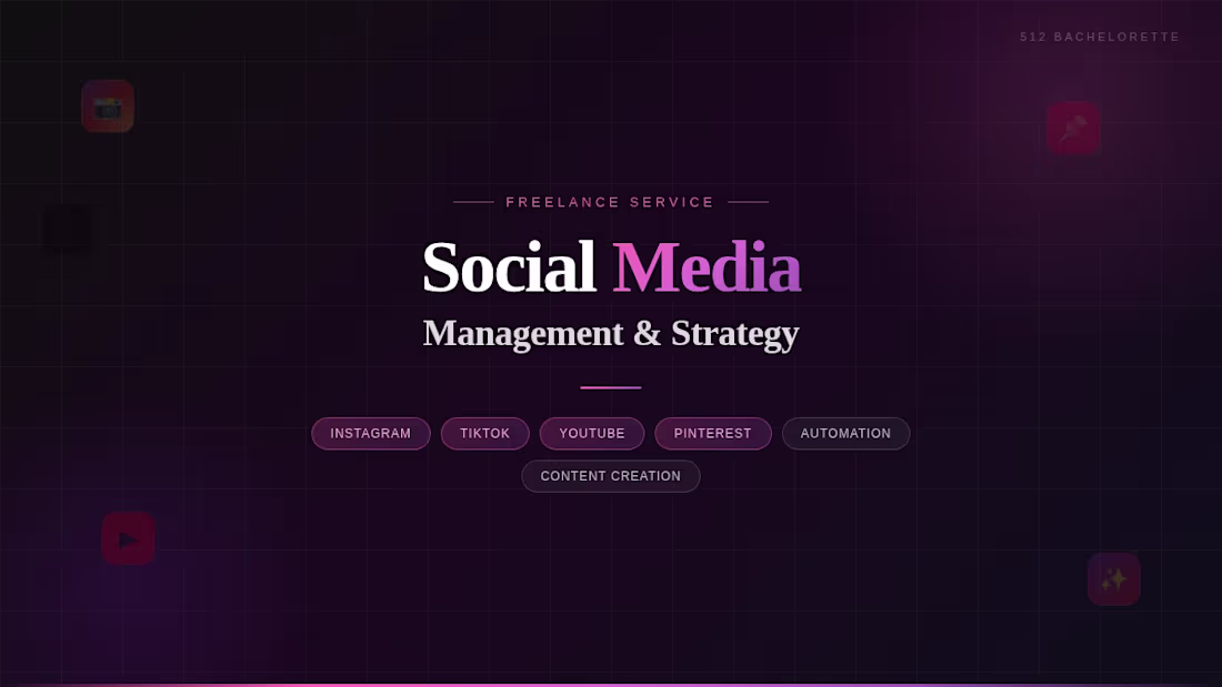 Cover image for Social Media Management & Content Strategy
