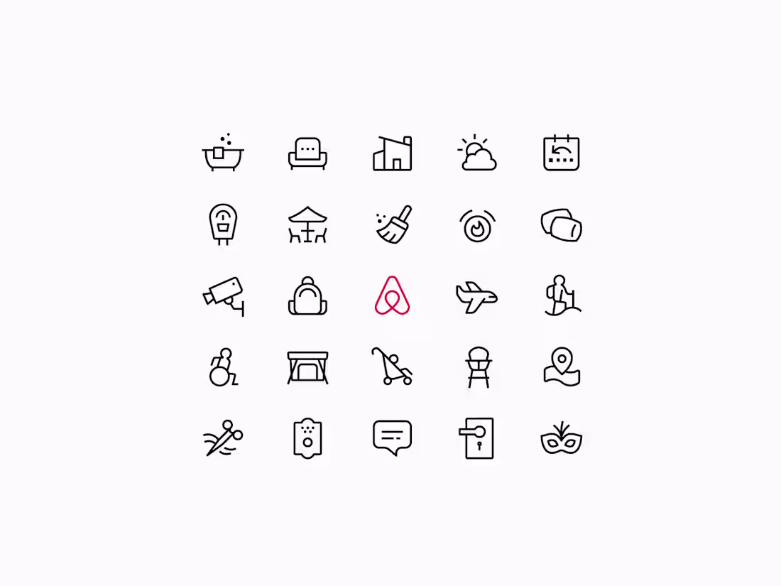 Cover image for Airbnb Icon Suite Design