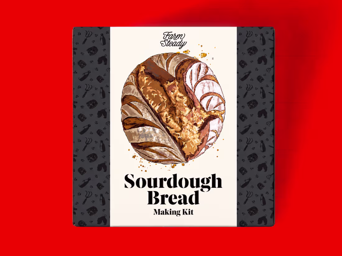 Cover image for Sourdough Baking Kit Packaging Design
