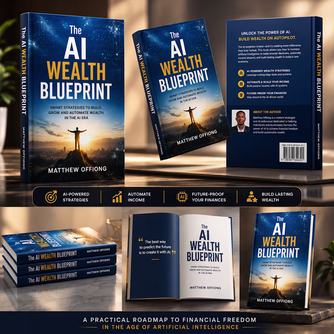Cover image for I create premium Amazon KDP-style 3D ebook mockups for authors, 