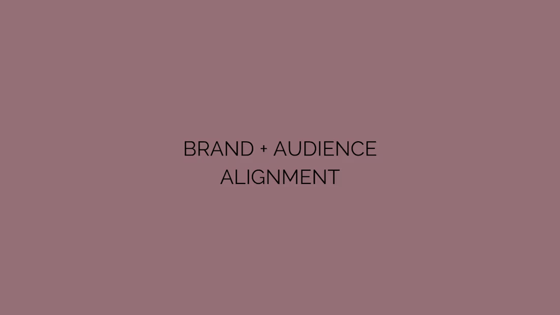 Cover image for Brand + Audience Alignment