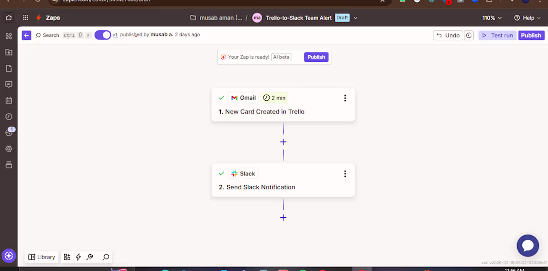 Cover image for Trello-to-Slack Team Alert – Instant Notifications