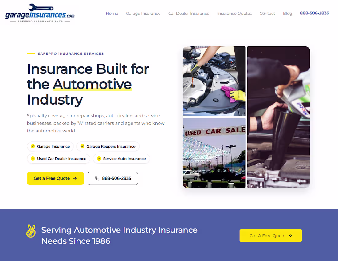 Cover image for Built a conversion-focused website for