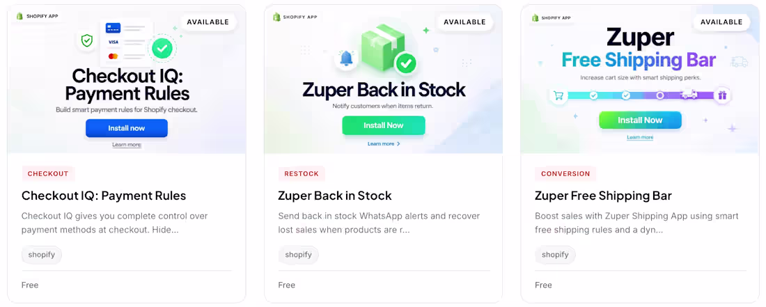 Cover image for Shopify Websites