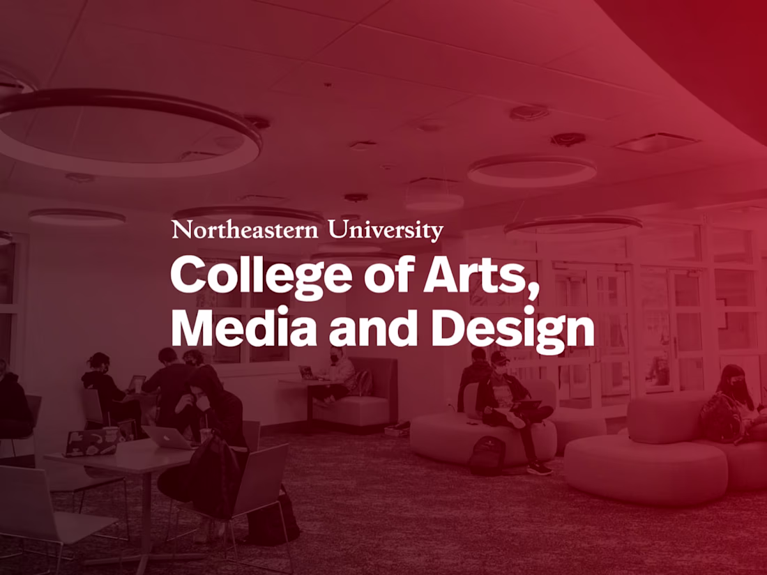 Cover image for Northeastern CAMD website