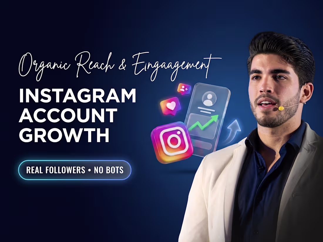 Cover image for Instagram account organically through targeted growth promotion