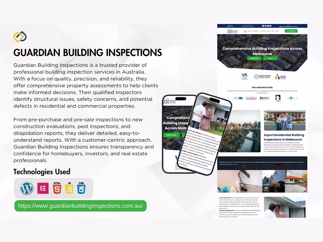 Cover image for Guardian Building Inspections