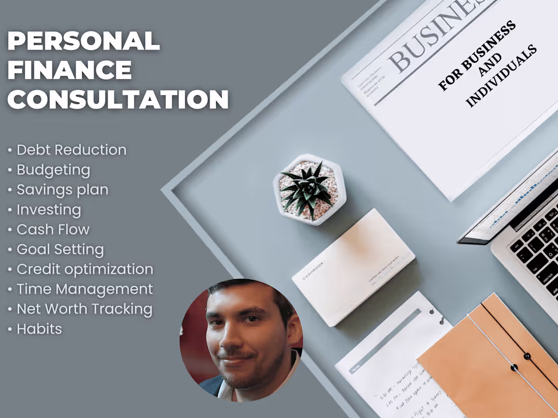 Cover image for I will provide Personal Finance Guidance and Consultation