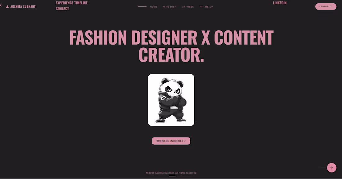Cover image for A portfolio website for an