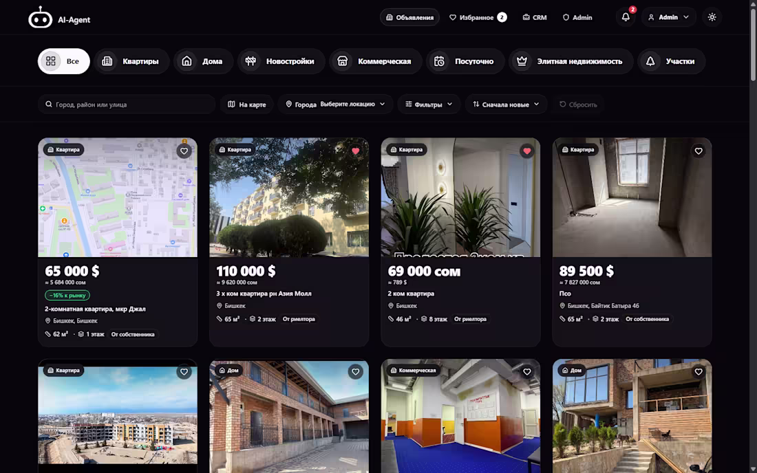 Cover image for AI-Powered Real Estate Platform | React Web Application