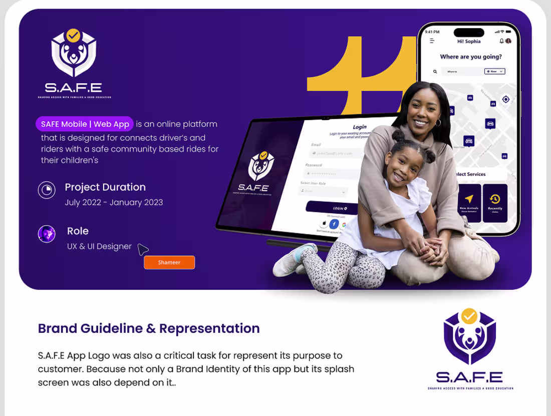 Cover image for Designed and developed the S.A.F.E