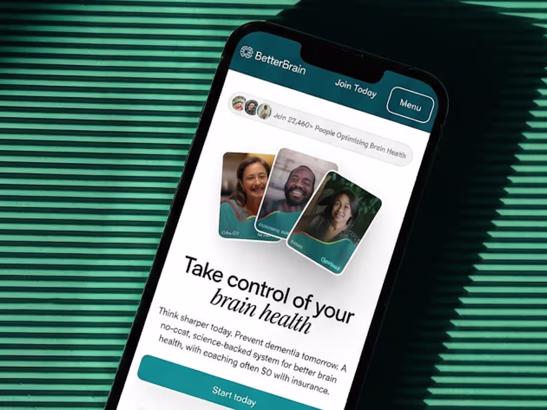 Cover image for BetterBrain — Ongoing Design & Growth Partnership