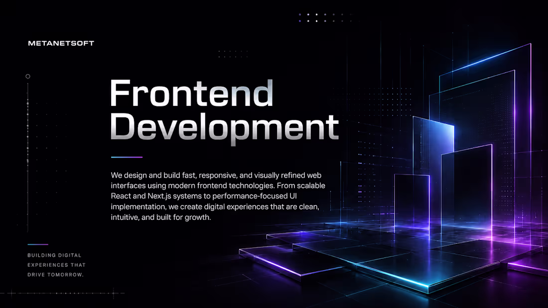 Cover image for With Metanetsoft, we provide professional