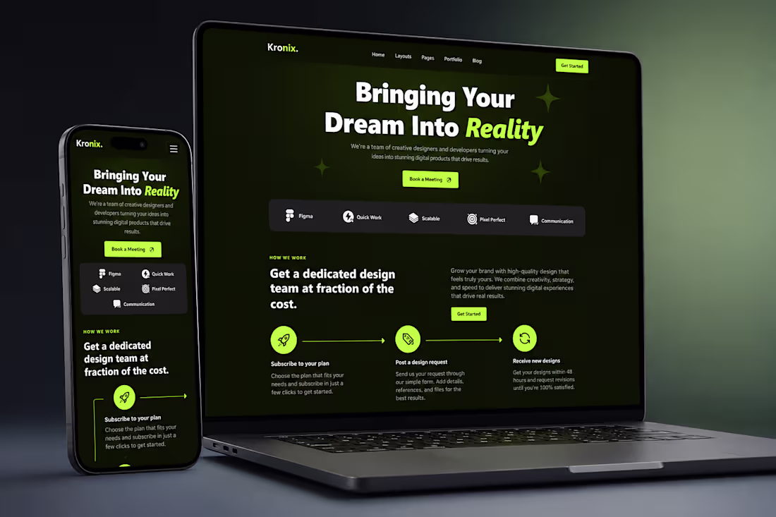 Cover image for Kronix — a modern digital