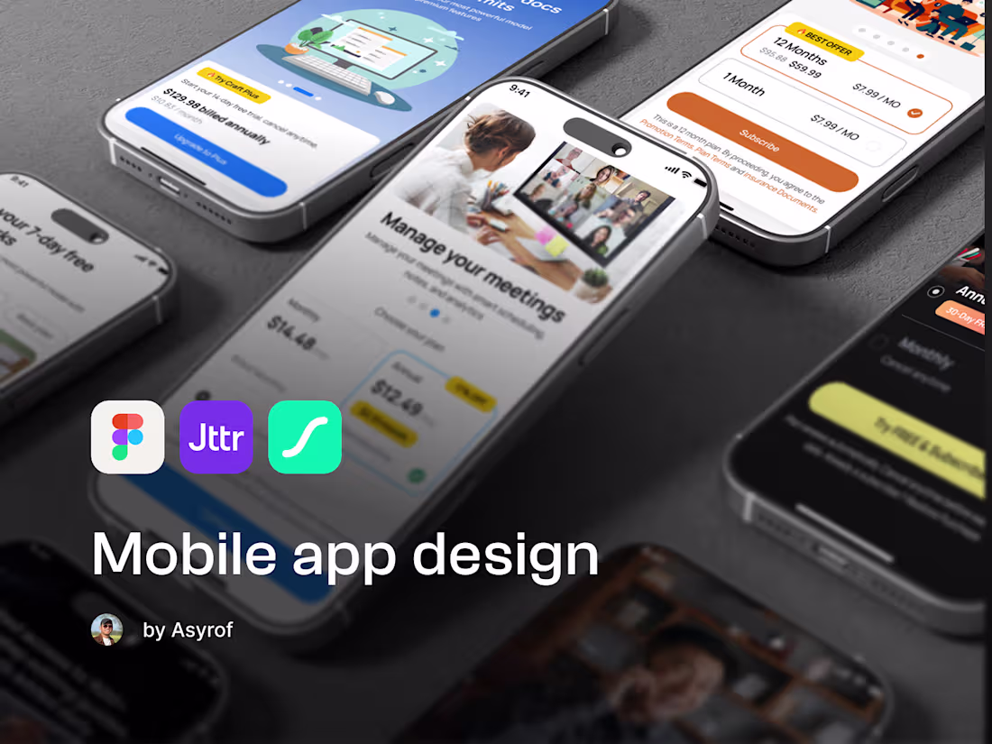 Cover image for Mobile app design