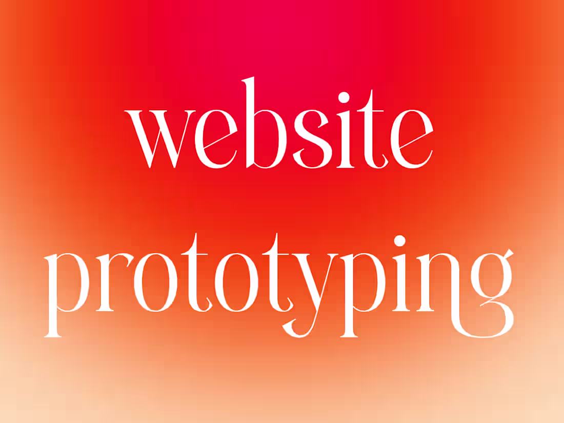 Cover image for Website Prototype