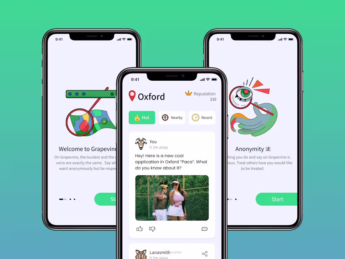 Cover image for Grapevine Social Mobile Application