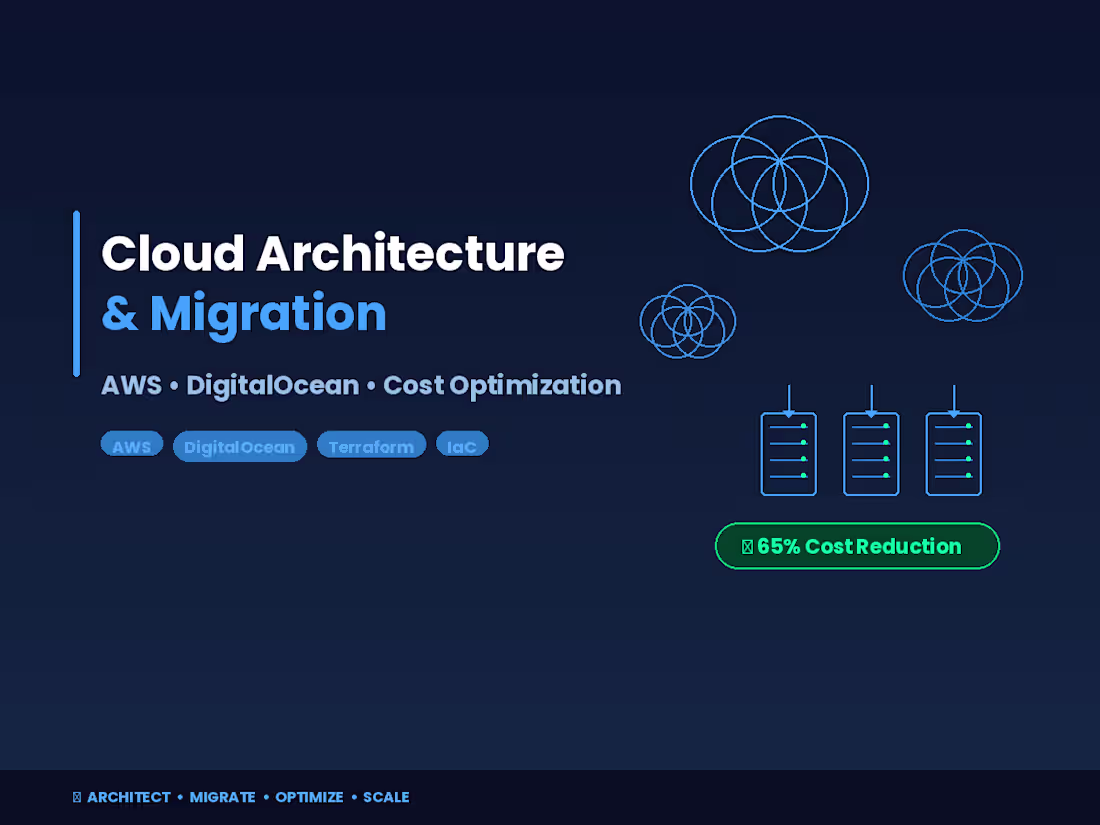 Cover image for Cloud Architecture, Migration & Cost Optimization