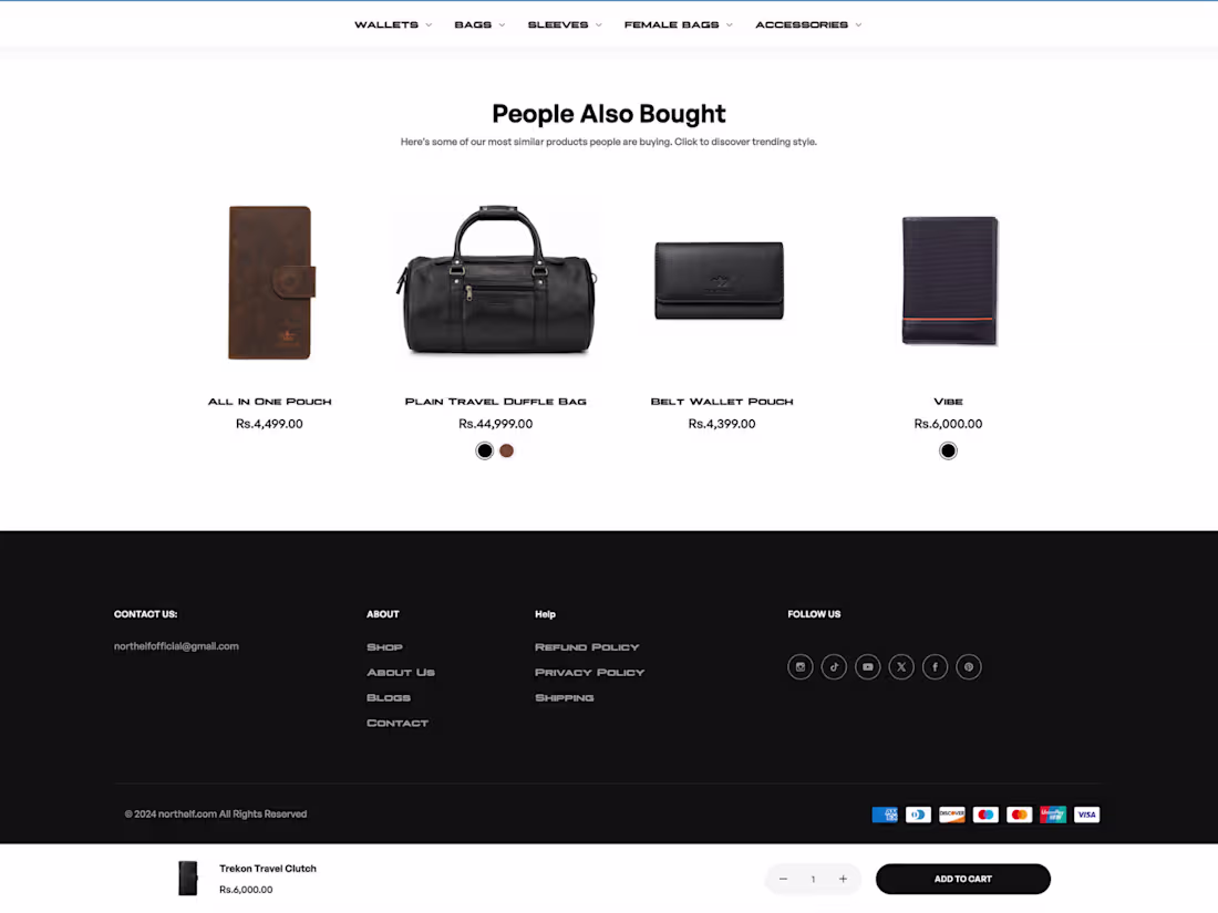Cover image for Premium Leather Bags & Wallets - Stylish and Durable Choices