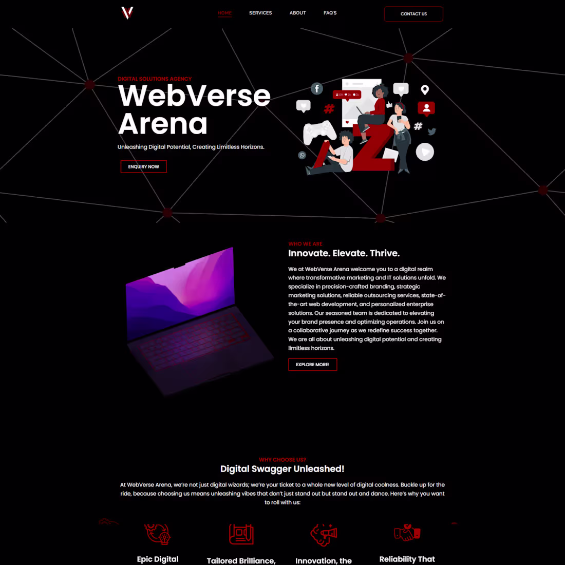Cover image for Agency Website