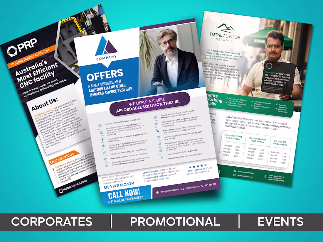 Cover image for I Will Design Professional Flyer Design That Converts