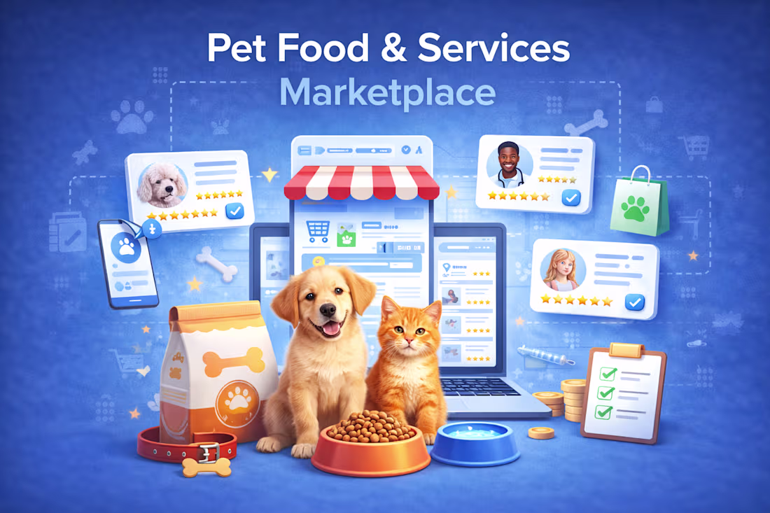 Cover image for Pet Food & Services Marketplace