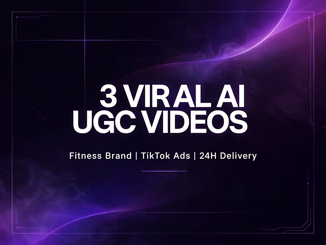 Cover image for Viral AI UGC for Fitness Brand - TikTok Ad (45K Views)