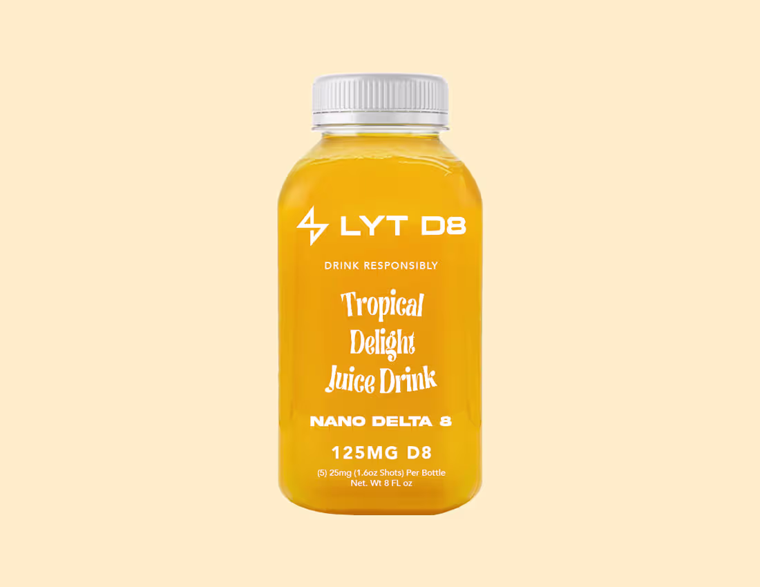 Cover image for Product Label Design: LYT D8 Nano Delta 8 Juice