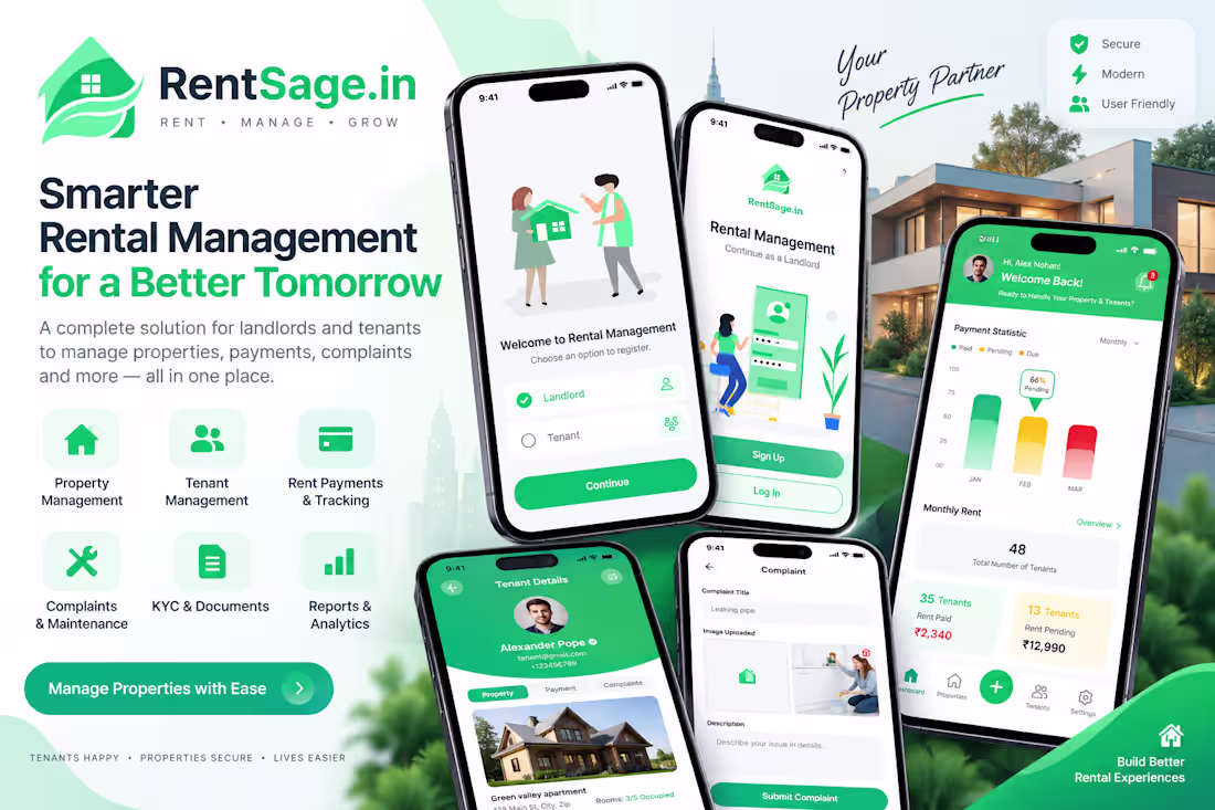 Cover image for RentSage is a modern rental