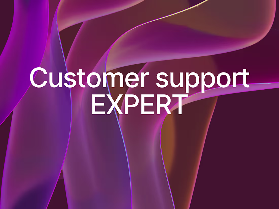 Cover image for Customer Support Expert