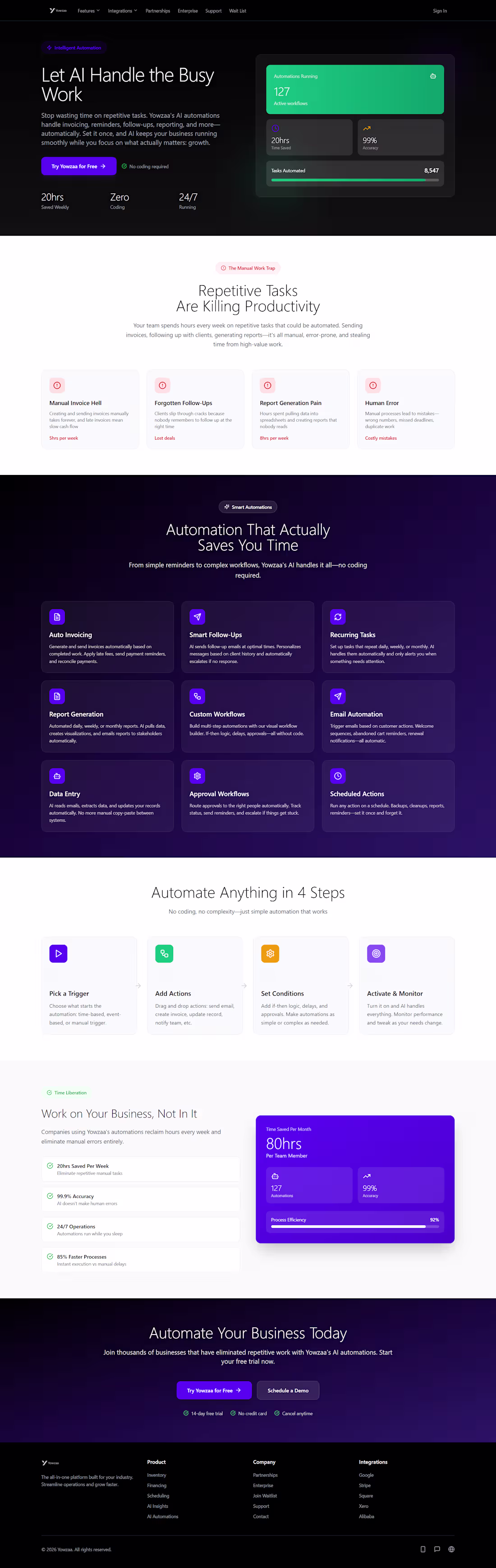 Cover image for Built Yowzaa, an AI-focused platform