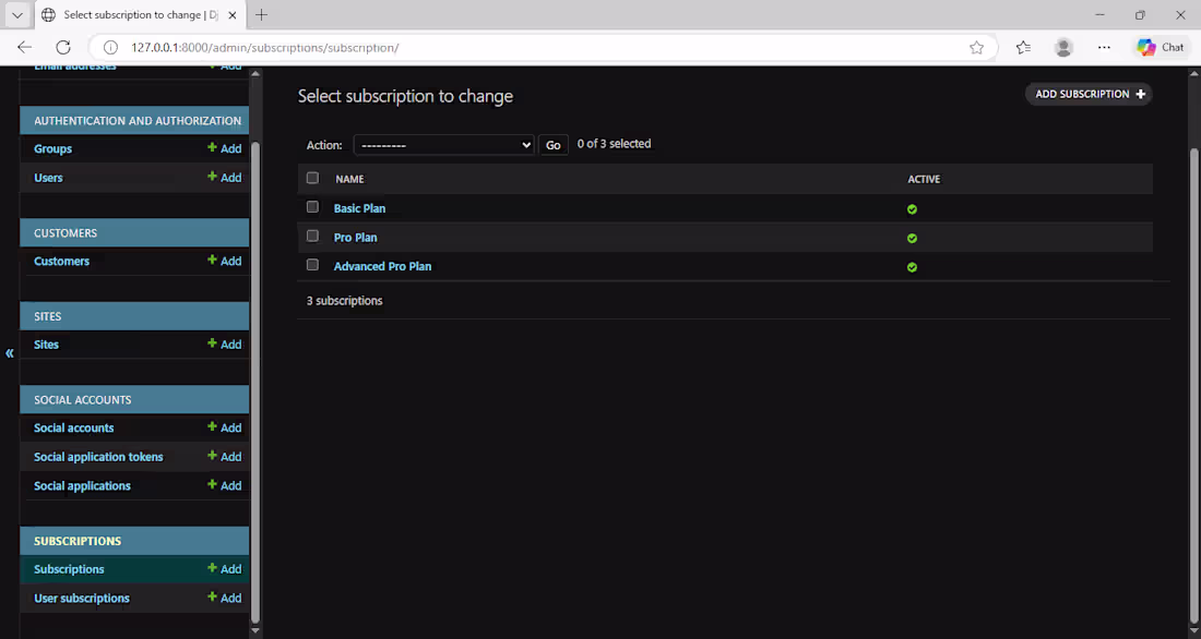 Cover image for Admin panel page