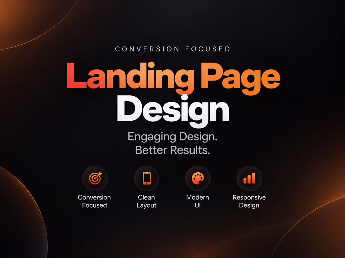 Cover image for Modern Landing Page Design