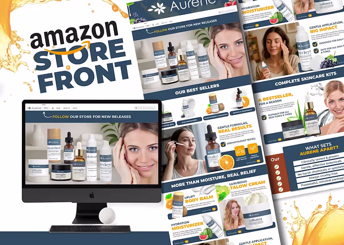 Cover image for Amazon Storefront Page Design & Branding 
