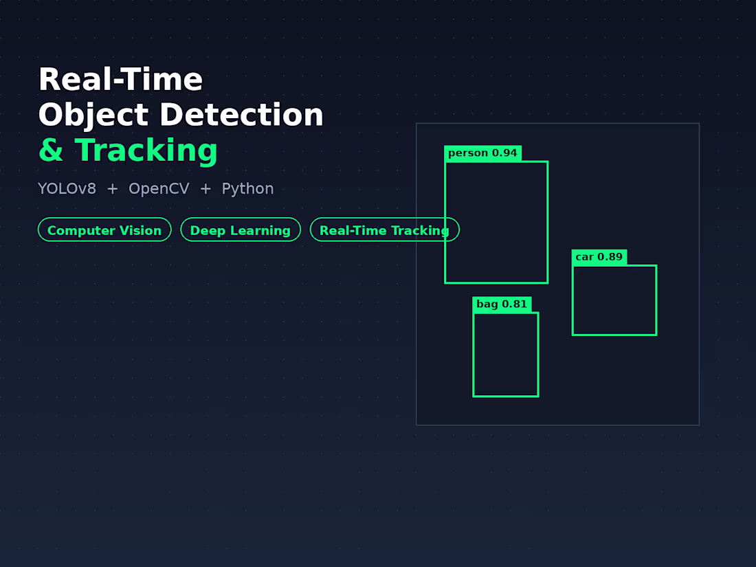 Cover image for Real-Time Object Detection & Tracking System