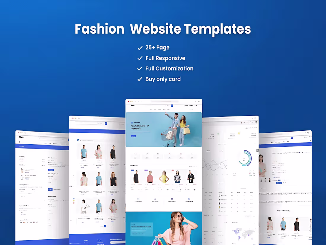 Cover image for Fashion Design Wordpress Website