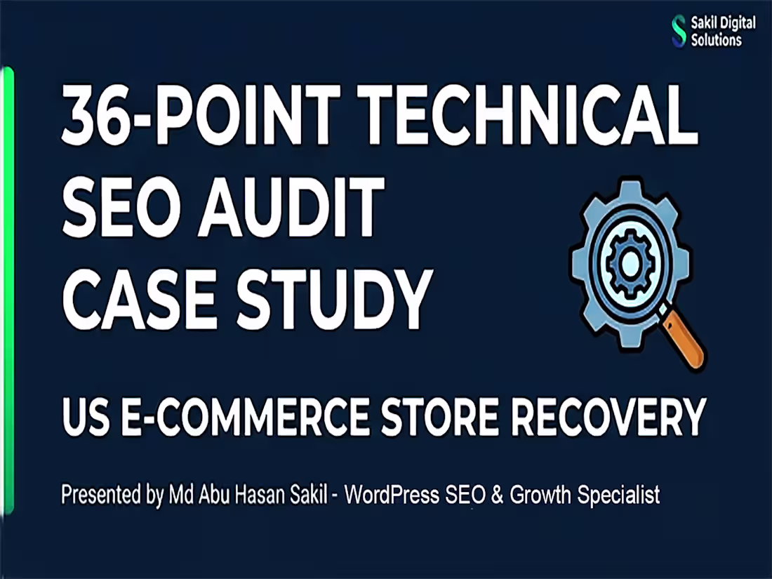 Cover image for 36-Point Technical SEO Audit &
