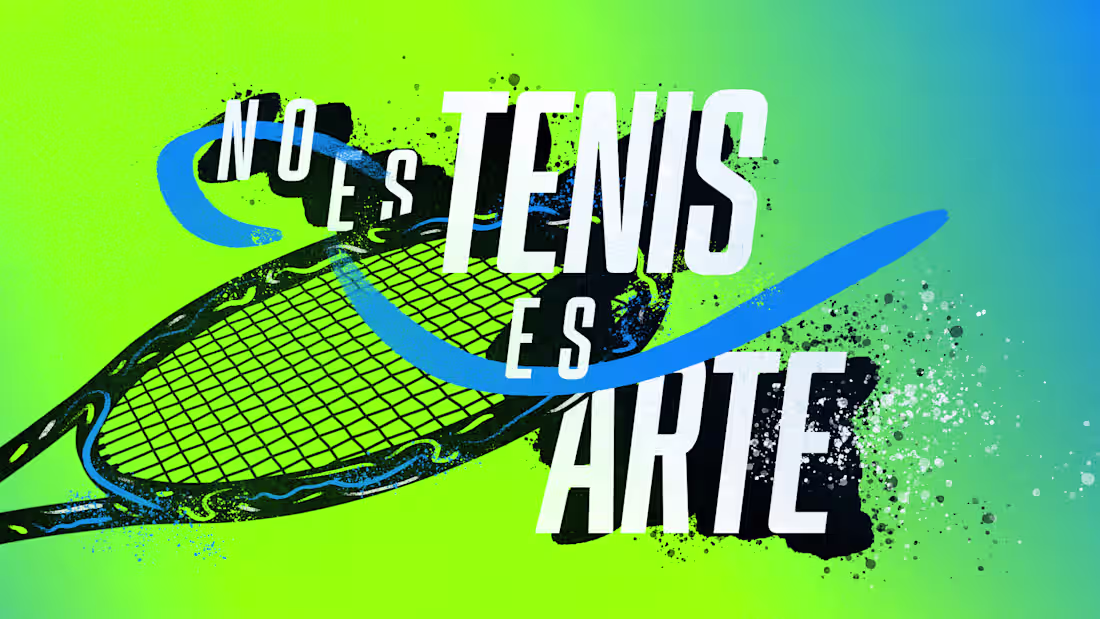 Cover image for US Open - ESPN. It’s not tennis, it’s art.
