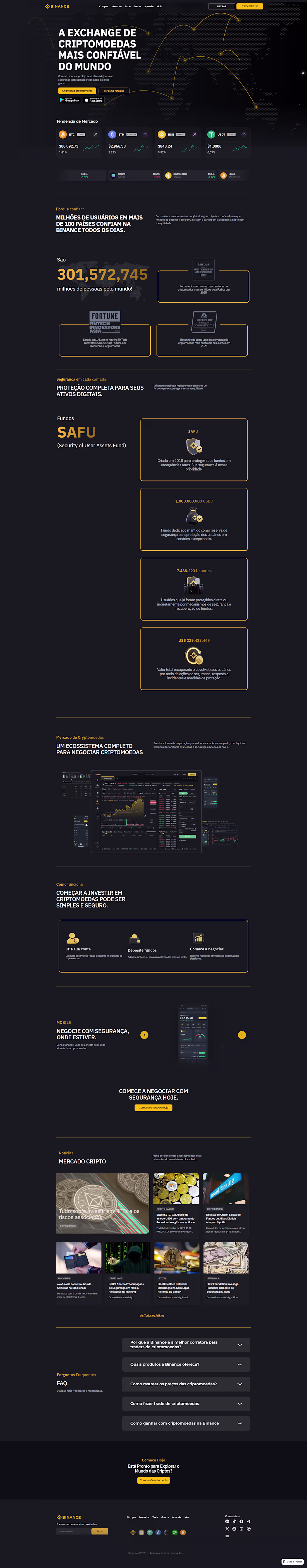 Cover image for Conceptual redesign of the Binance