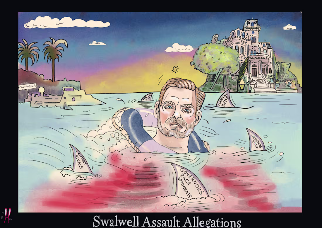 Cover image for Political Cartoons News editorials. I