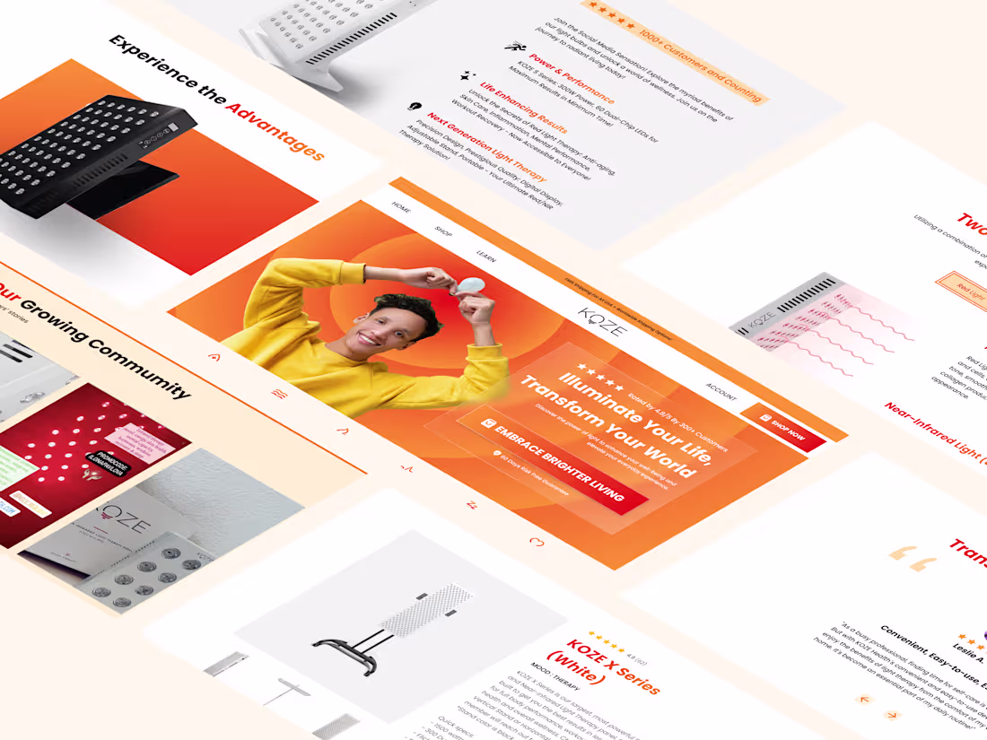 Cover image for  Designing for Impact Redesign of KOZE