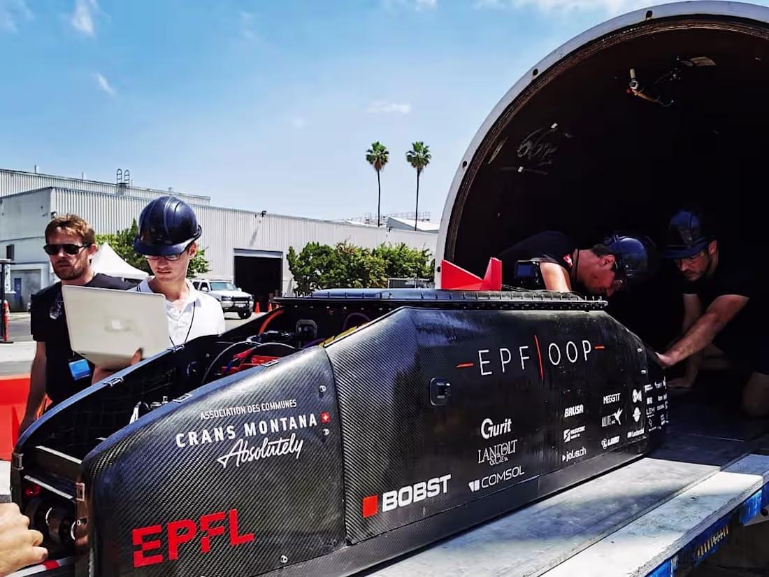 Cover image for EPFL Team - SpaceX Hyperloop Pod competition